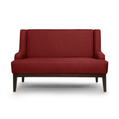 Alexa 2 Seater Sofa: Brick Red, Fabric