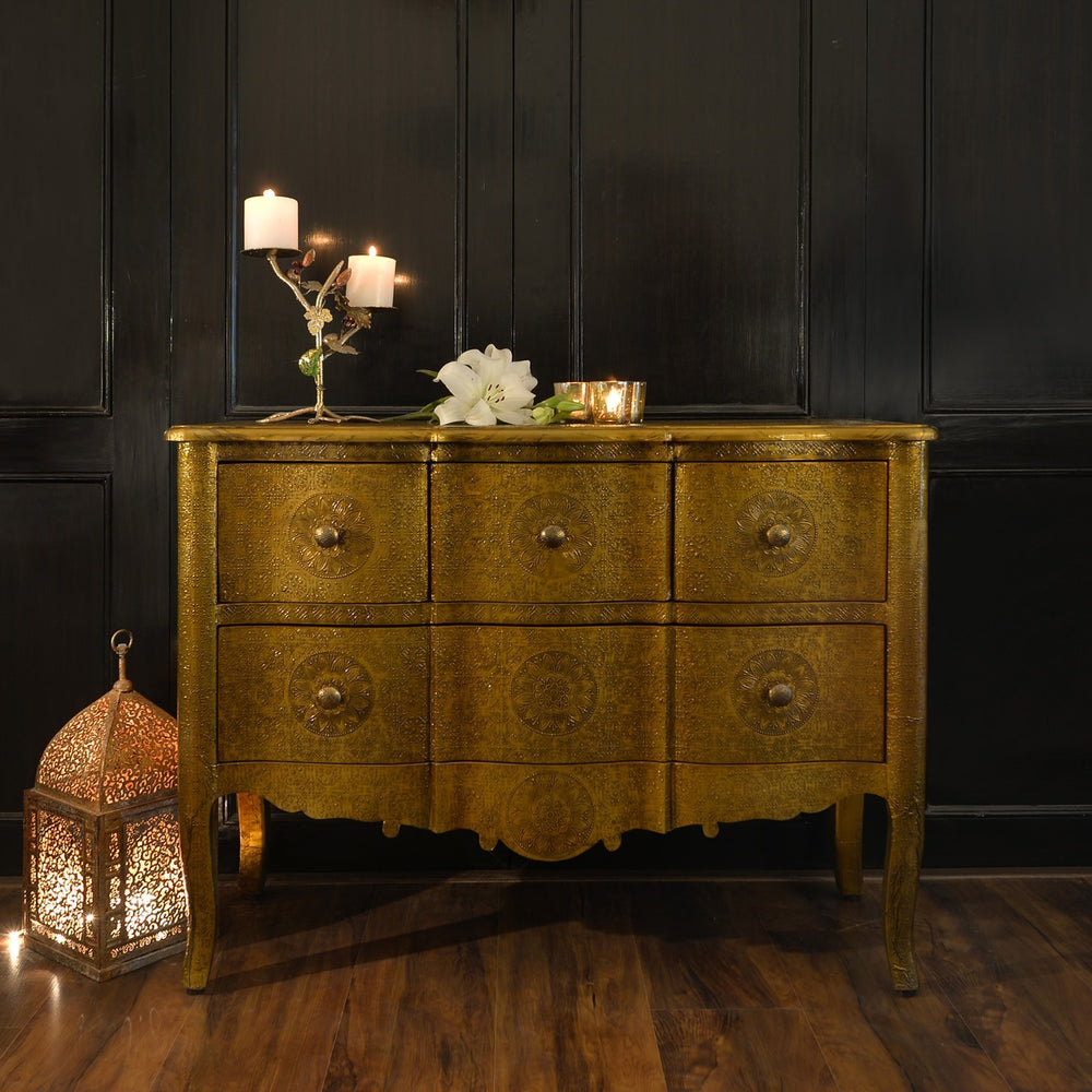 Gold Metal Console Gold Metal Console