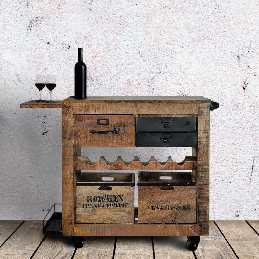 Pullman Industrial Bar Cart Pullman Industrial Bar Cart