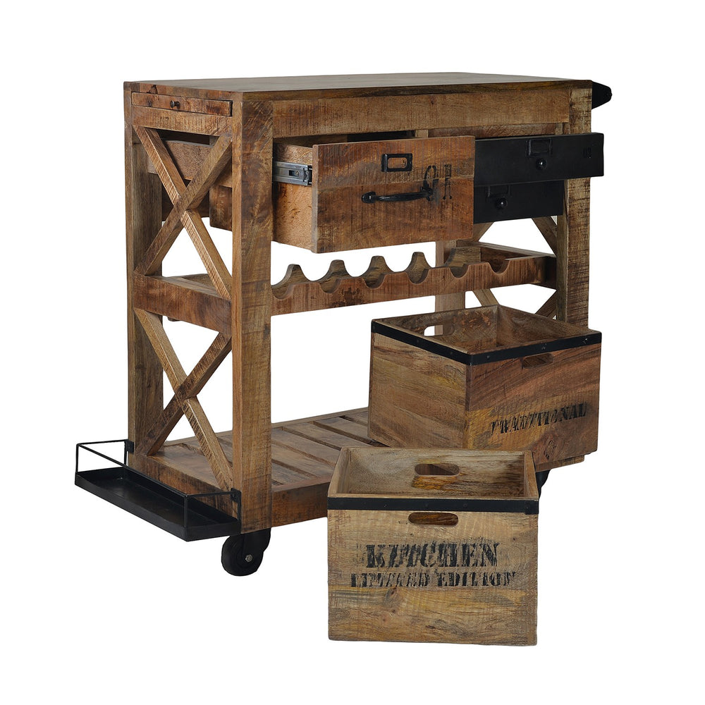 Pullman Industrial Bar Cart Pullman Industrial Bar Cart