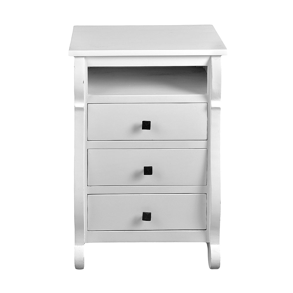 Bedside Table: White Bedside Table: White