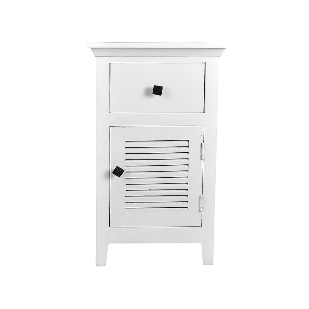 Bedside Cabinet: White Bedside Cabinet: White