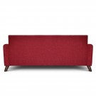 Blanc Antique 3 Seater Sofa: Maroon, Fabric Blanc Antique 3 Seater Sofa: Maroon, Fabric