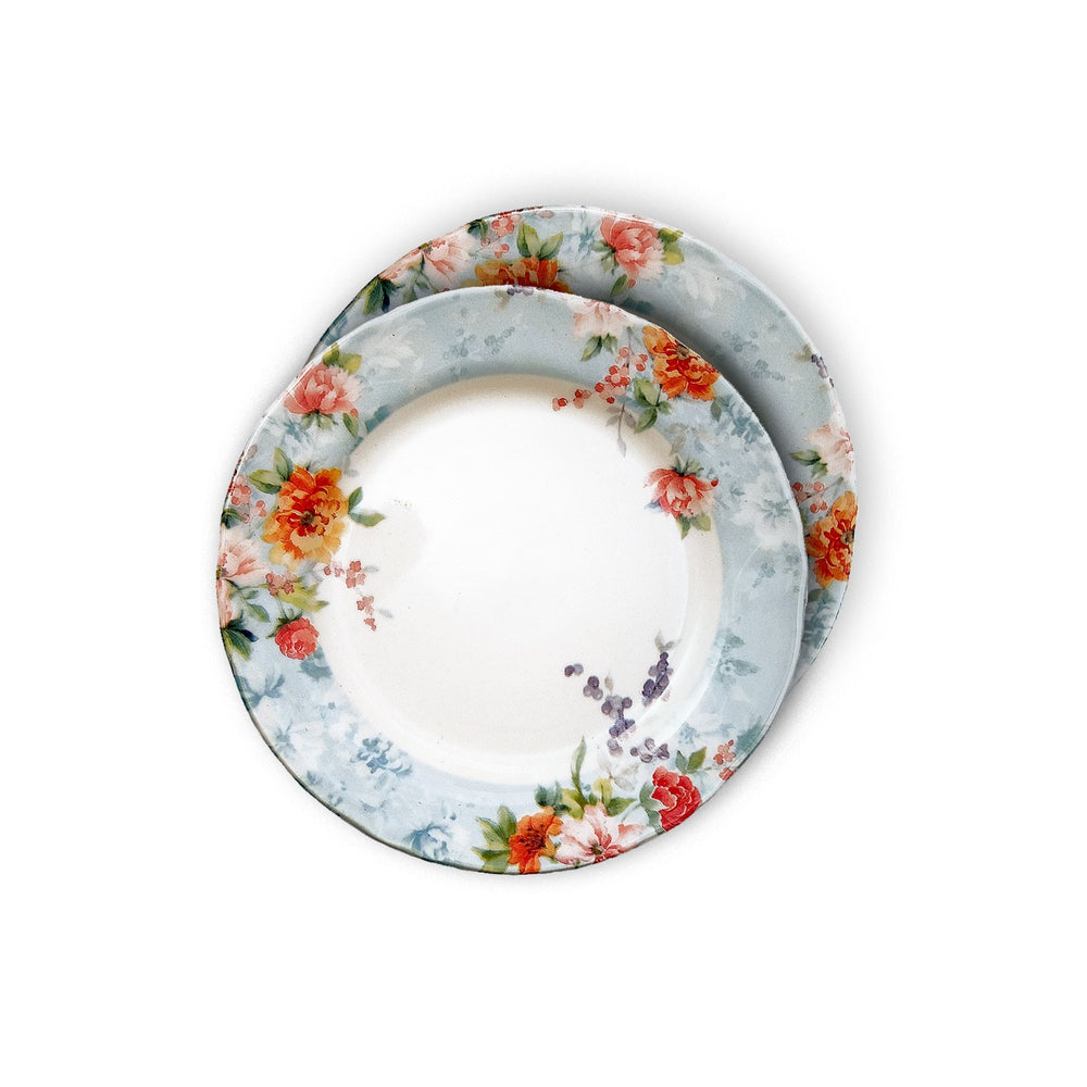 Blue & Red Side Plate (Set Of 2) Blue & Red Side Plate (Set Of 2)