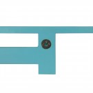 Blue Shelf With Hooks Blue Shelf With Hooks