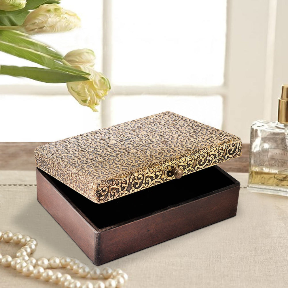 Brass & Wood Box Brass & Wood Box