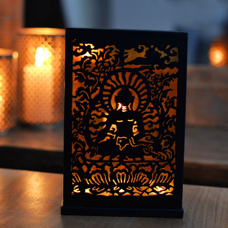 Buddha Screen T Light Holder
