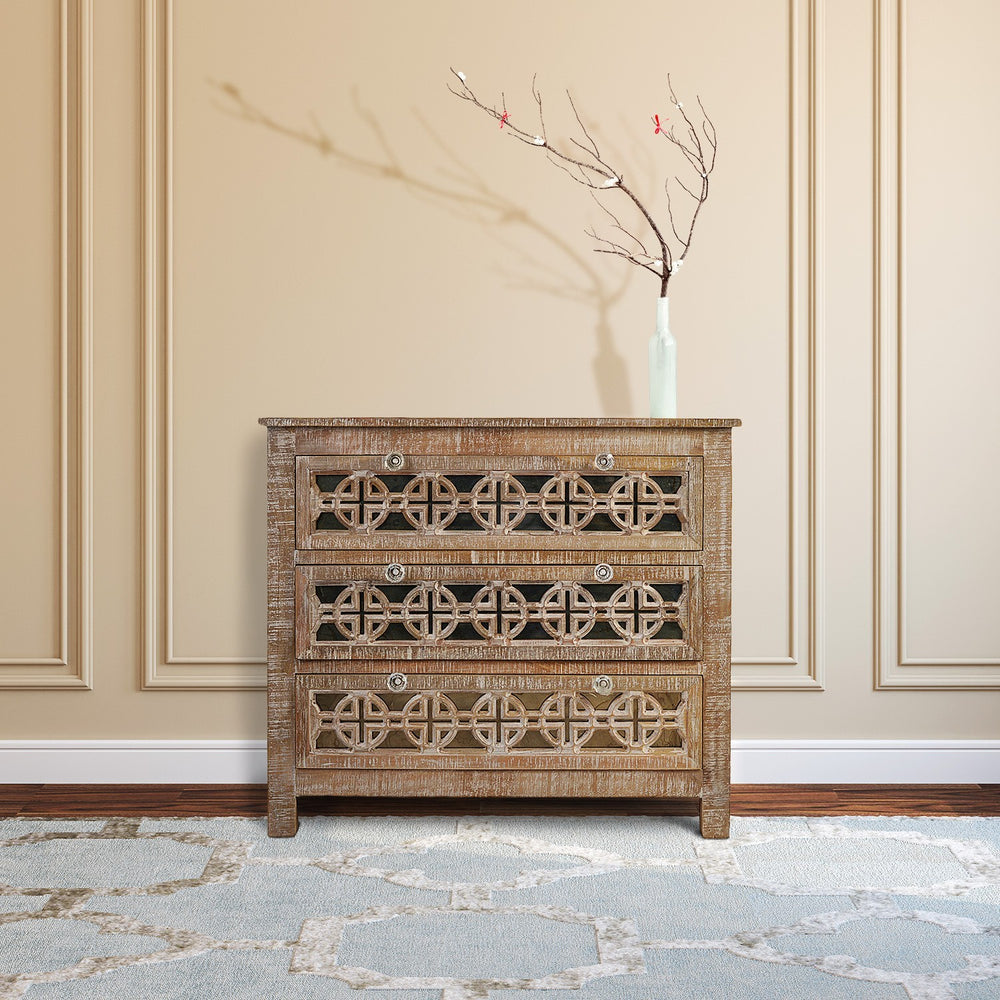 Chest Of Drawers With Wood Carving And Crystal Knobs Chest Of Drawers With Wood Carving And Crystal Knobs