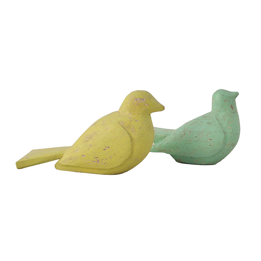 Colorful Bird Bookends Colorful Bird Bookends