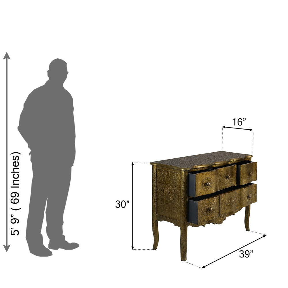 Gold Metal Console Gold Metal Console