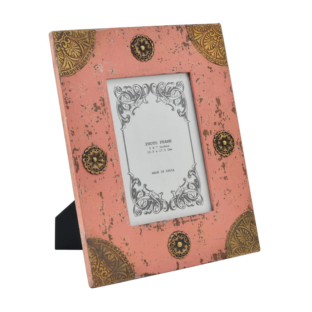 Distressed Pink Photo Frame Distressed Pink Photo Frame