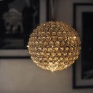 Beaded Crystal Ball With Fairy Lights Beaded Crystal Ball With Fairy Lights