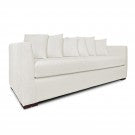 Emelia 3 Seater Sofa: Ivory, Fabric Emelia 3 Seater Sofa: Ivory, Fabric