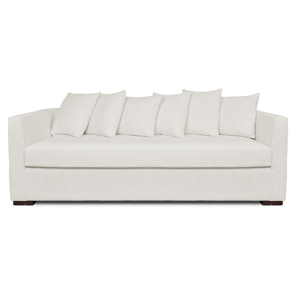 Emelia 3 Seater Sofa: Ivory, Fabric Emelia 3 Seater Sofa: Ivory, Fabric