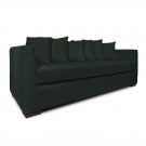 Emelia 3 Seater Sofa: Olive, Fabric Emelia 3 Seater Sofa: Olive, Fabric