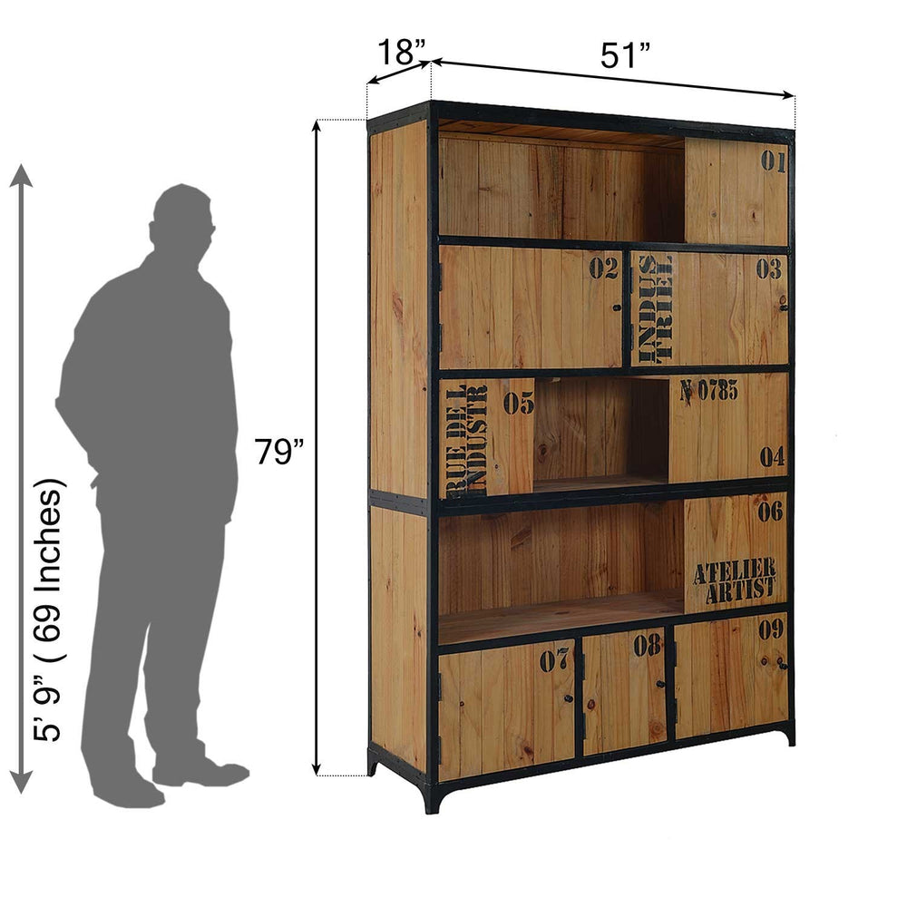 Smokestack Industrial Large Cabinet Smokestack Industrial Large Cabinet