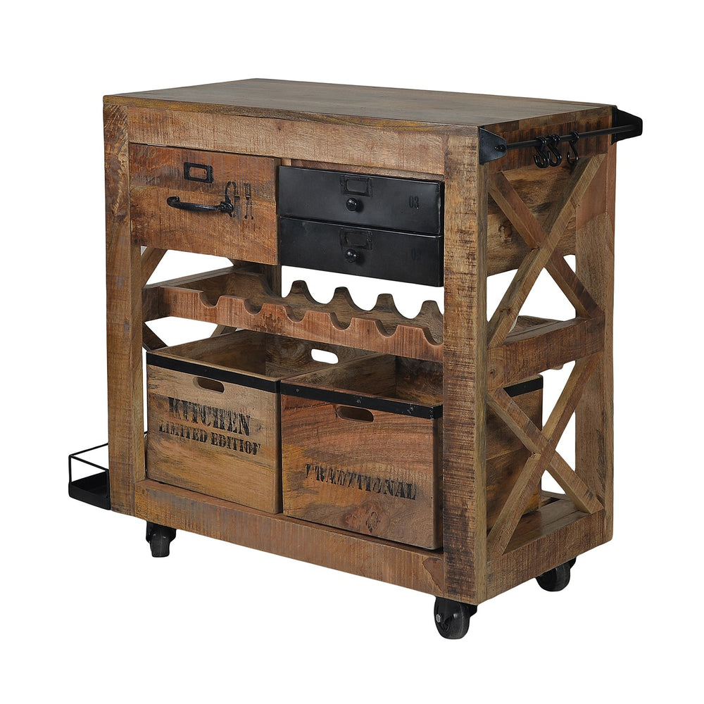 Pullman Industrial Bar Cart Pullman Industrial Bar Cart