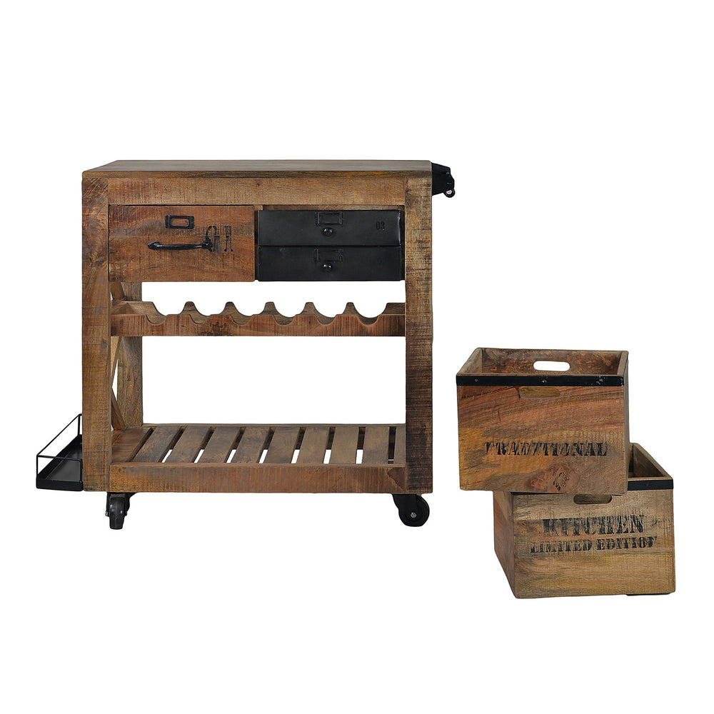 Pullman Industrial Bar Cart Pullman Industrial Bar Cart