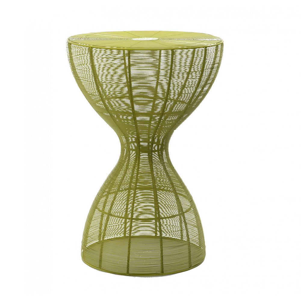 Iron Mesh Table: Green Iron Mesh Table: Green