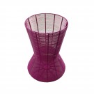 Iron Mesh Table: Pink Iron Mesh Table: Pink