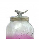 Crimson Mason Jar Glass Dispenser Crimson Mason Jar Glass Dispenser