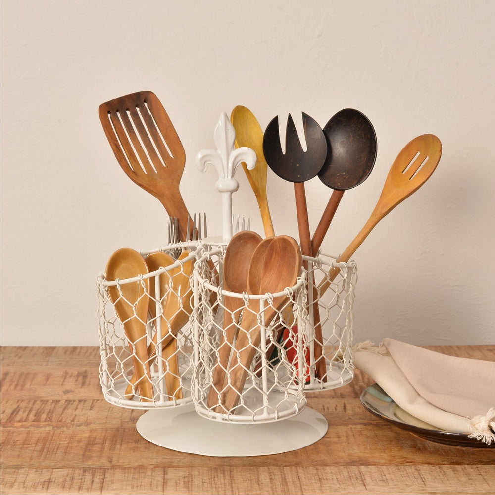 Cutlery Holder - Antique White Cutlery Holder - Antique White
