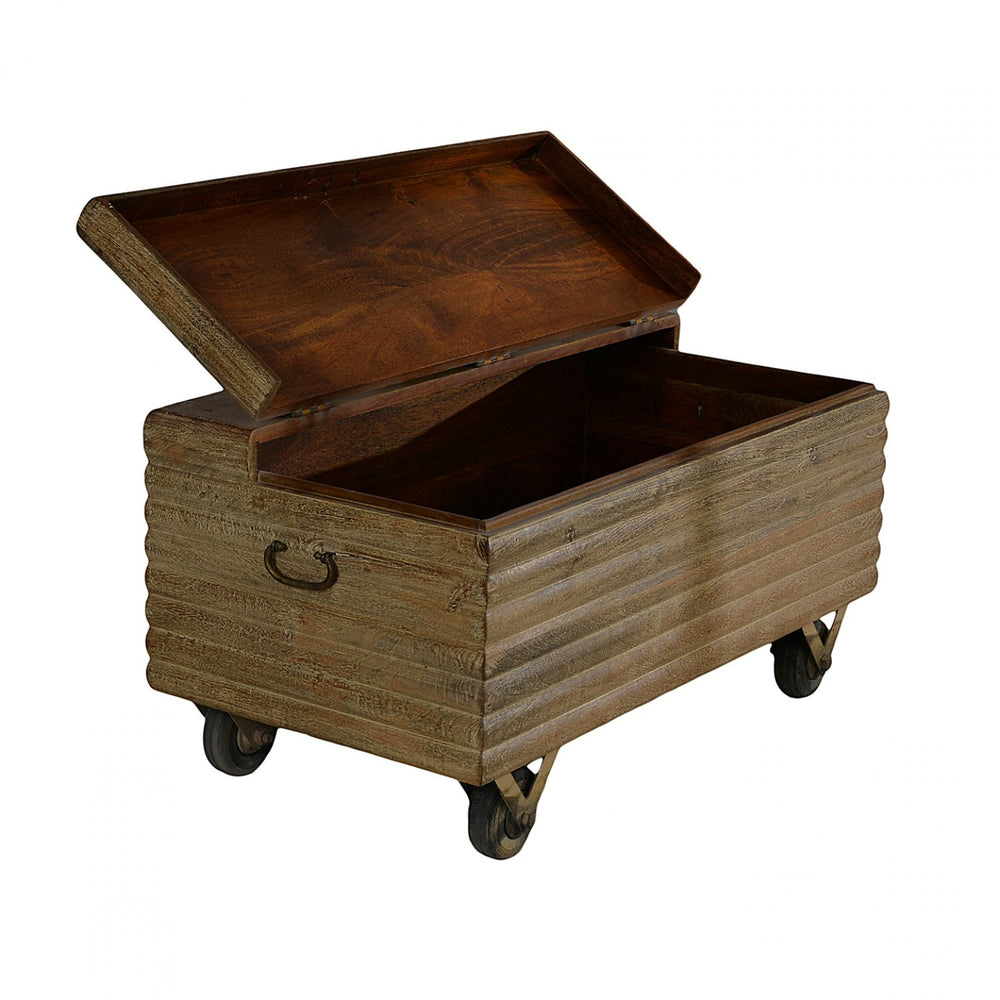 Ribbed Trunk With Wheels Ribbed Trunk With Wheels