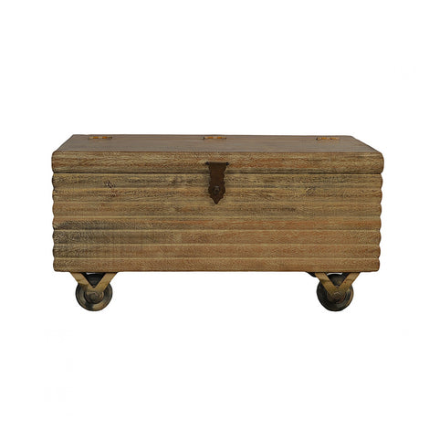 Ribbed Trunk With Wheels