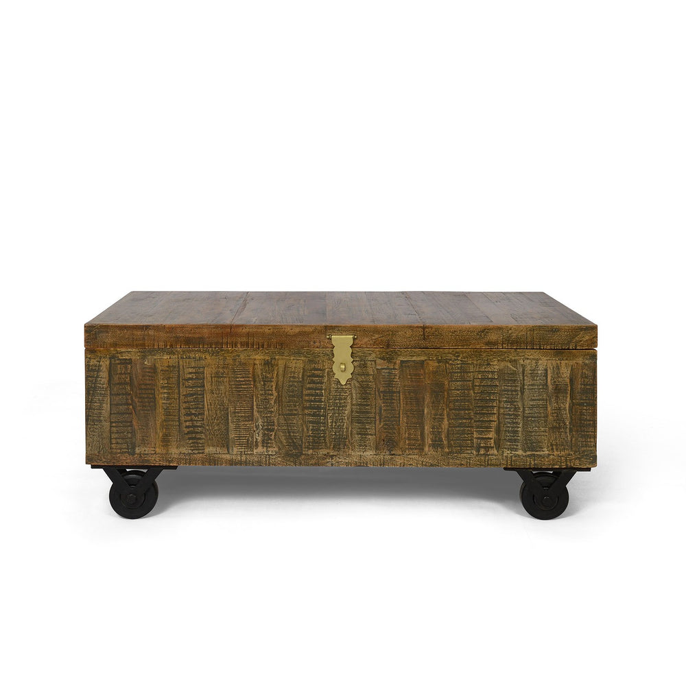 Rustic Wooden Trunk Rustic Wooden Trunk