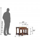 Wooden Nesting Table (Set Of 2) Wooden Nesting Table (Set Of 2)