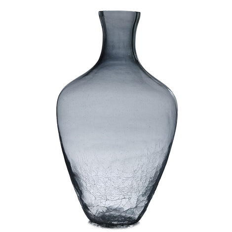Smoke Luster Crackled Vase