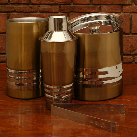 Stainless Steel Bar Set