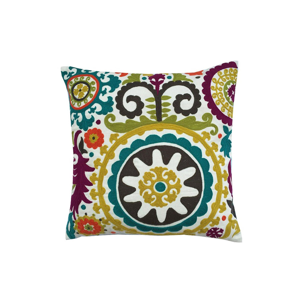 Suzani Lime Cushion Cover Suzani Lime Cushion Cover