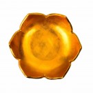 Lotus Serving Bowl: Rich Gold Lotus Serving Bowl: Rich Gold