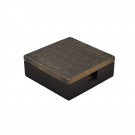 Flower Brass Coasters With Box Flower Brass Coasters With Box