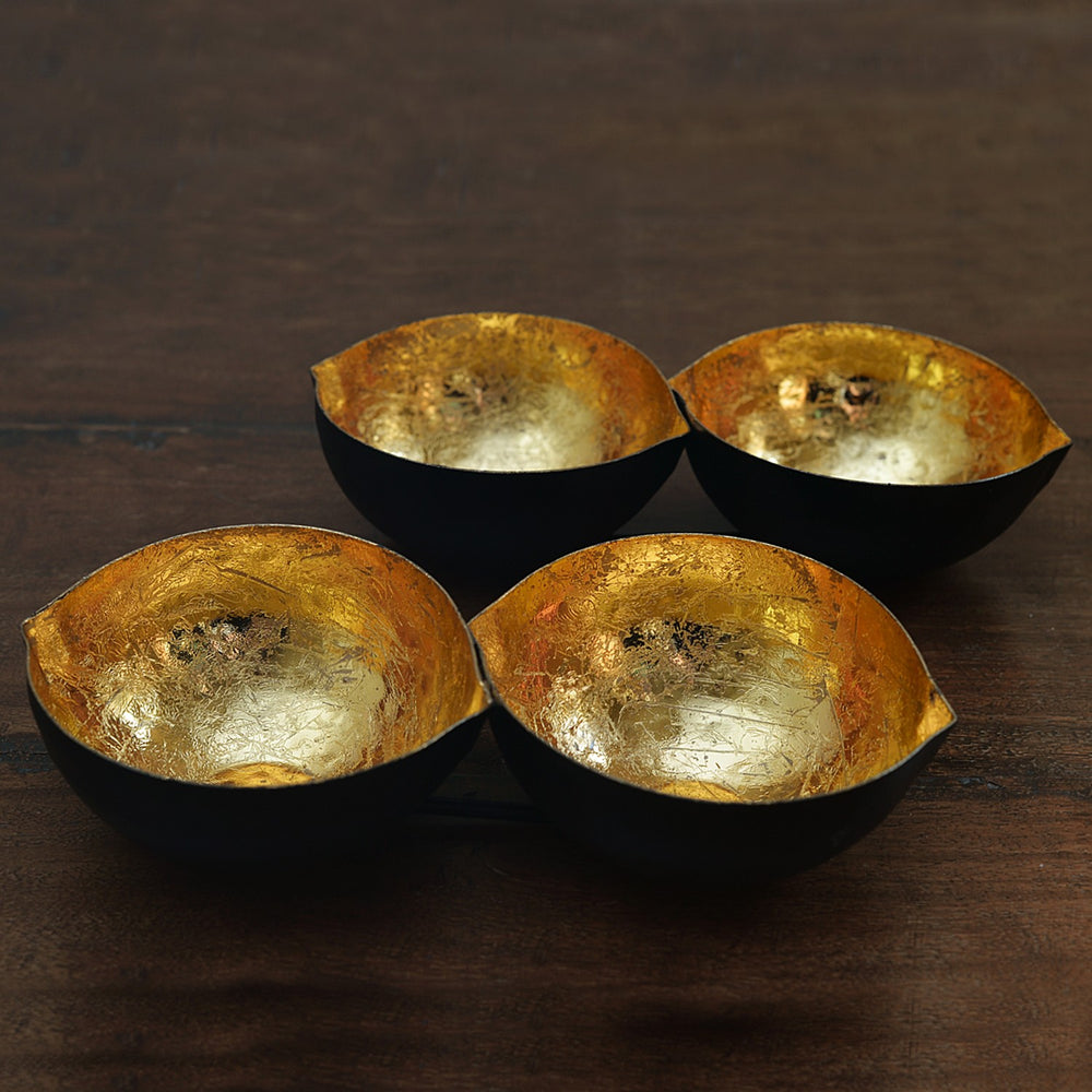 Table Top Golden Tea Light Holder Table Top Golden Tea Light Holder