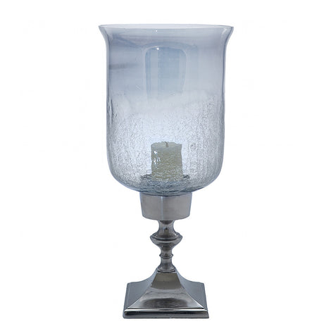 Smoked Glass Candle Stand