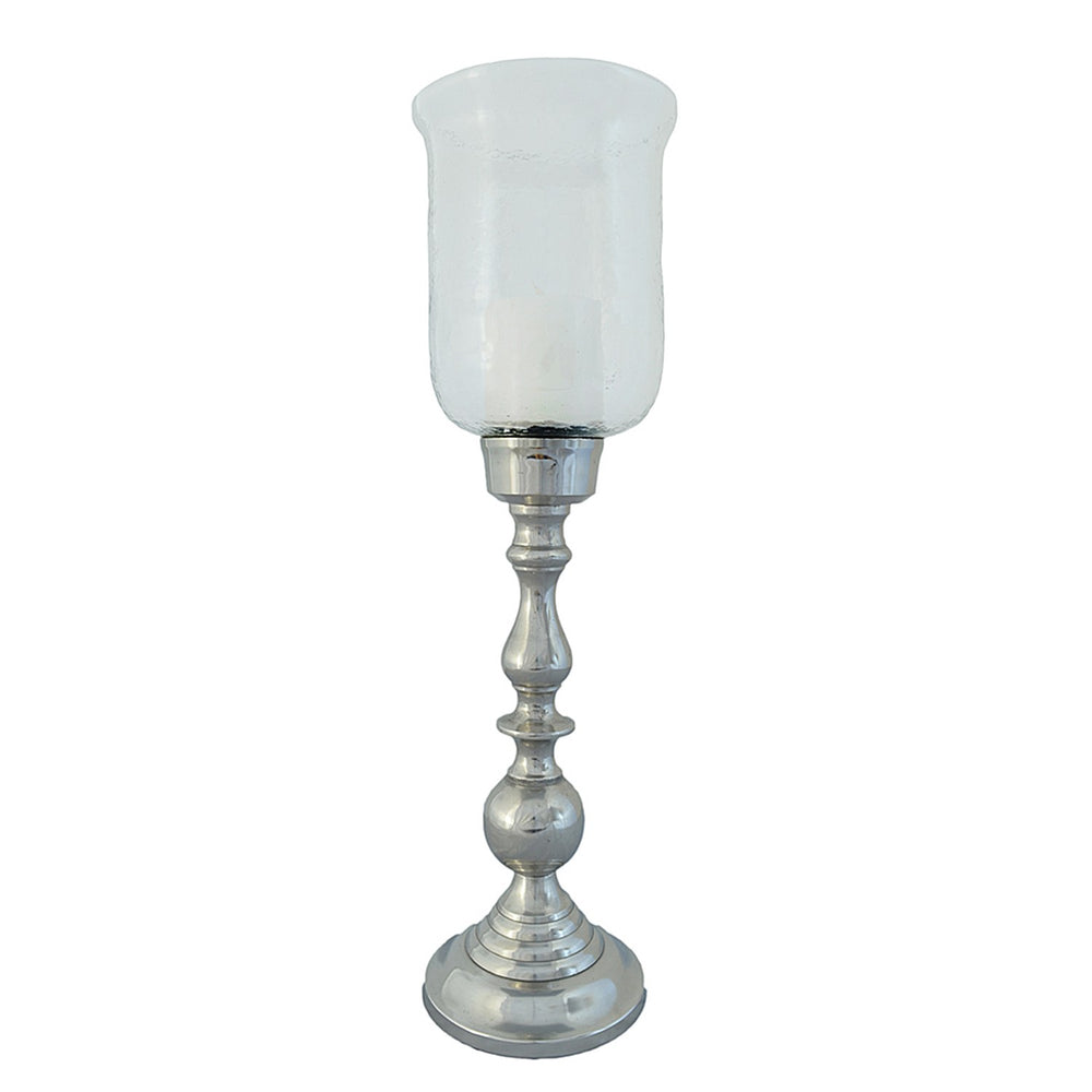 Clear Glass Bubble Candle Stand Clear Glass Bubble Candle Stand