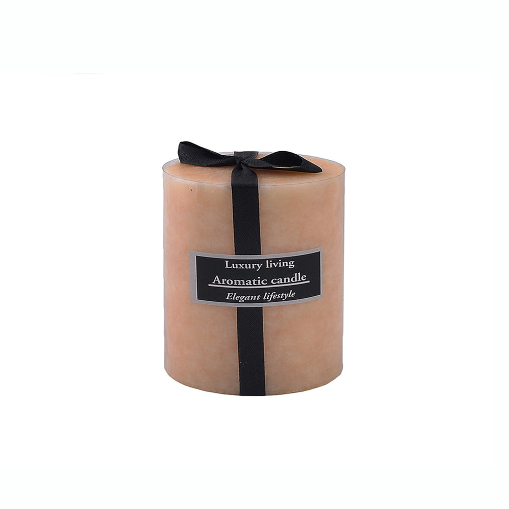 Caramel Scented Candle, 3 X 3 Caramel Scented Candle, 3 X 3