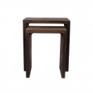 Brown Nesting Table (Set Of 2) Brown Nesting Table (Set Of 2)