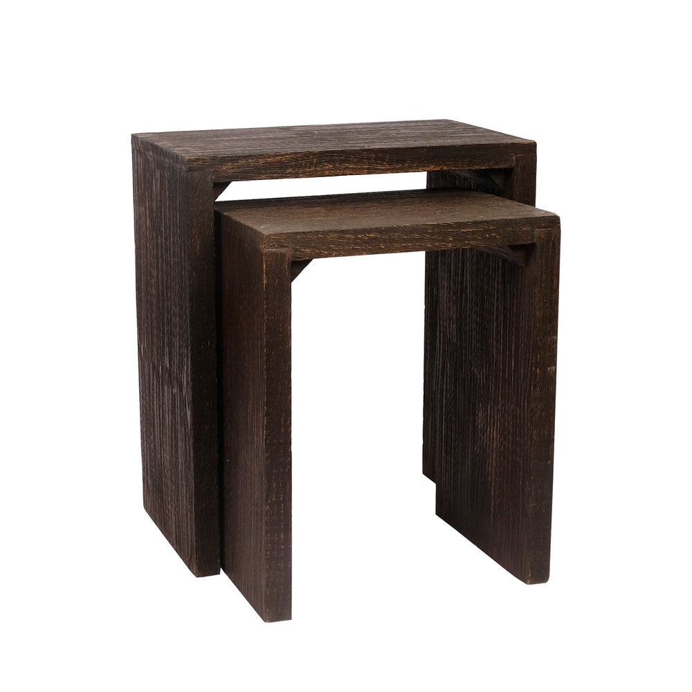 Brown Nesting Table (Set Of 2) Brown Nesting Table (Set Of 2)