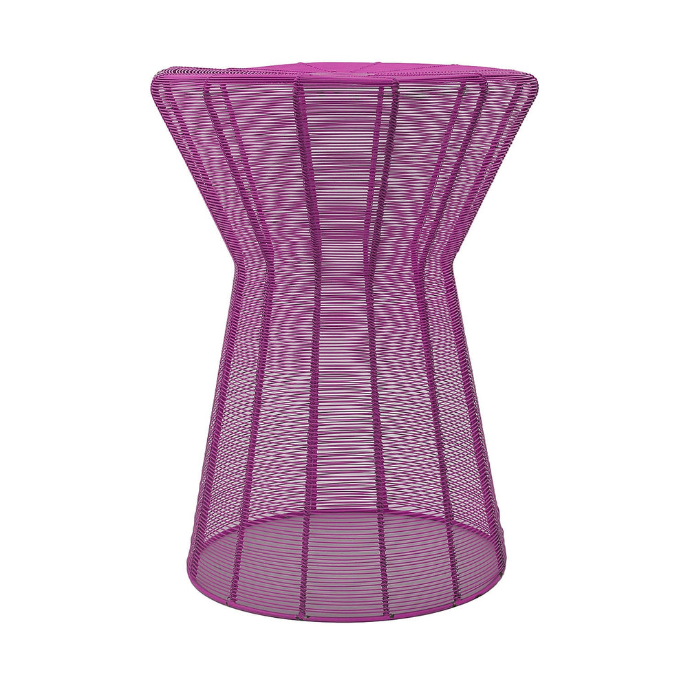 Iron Mesh Table: Pink Iron Mesh Table: Pink