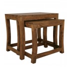 Wooden Nesting Table (Set Of 2) Wooden Nesting Table (Set Of 2)