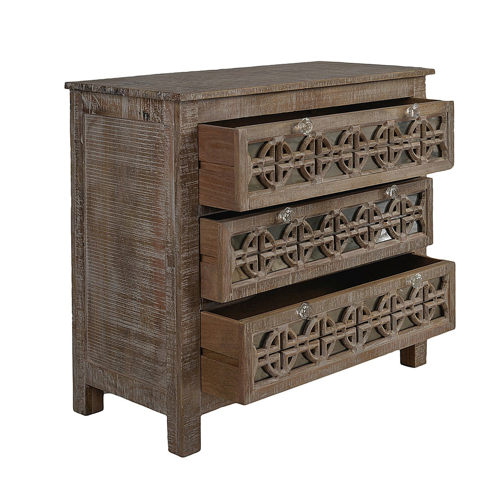 Chest Of Drawers With Wood Carving And Crystal Knobs Chest Of Drawers With Wood Carving And Crystal Knobs