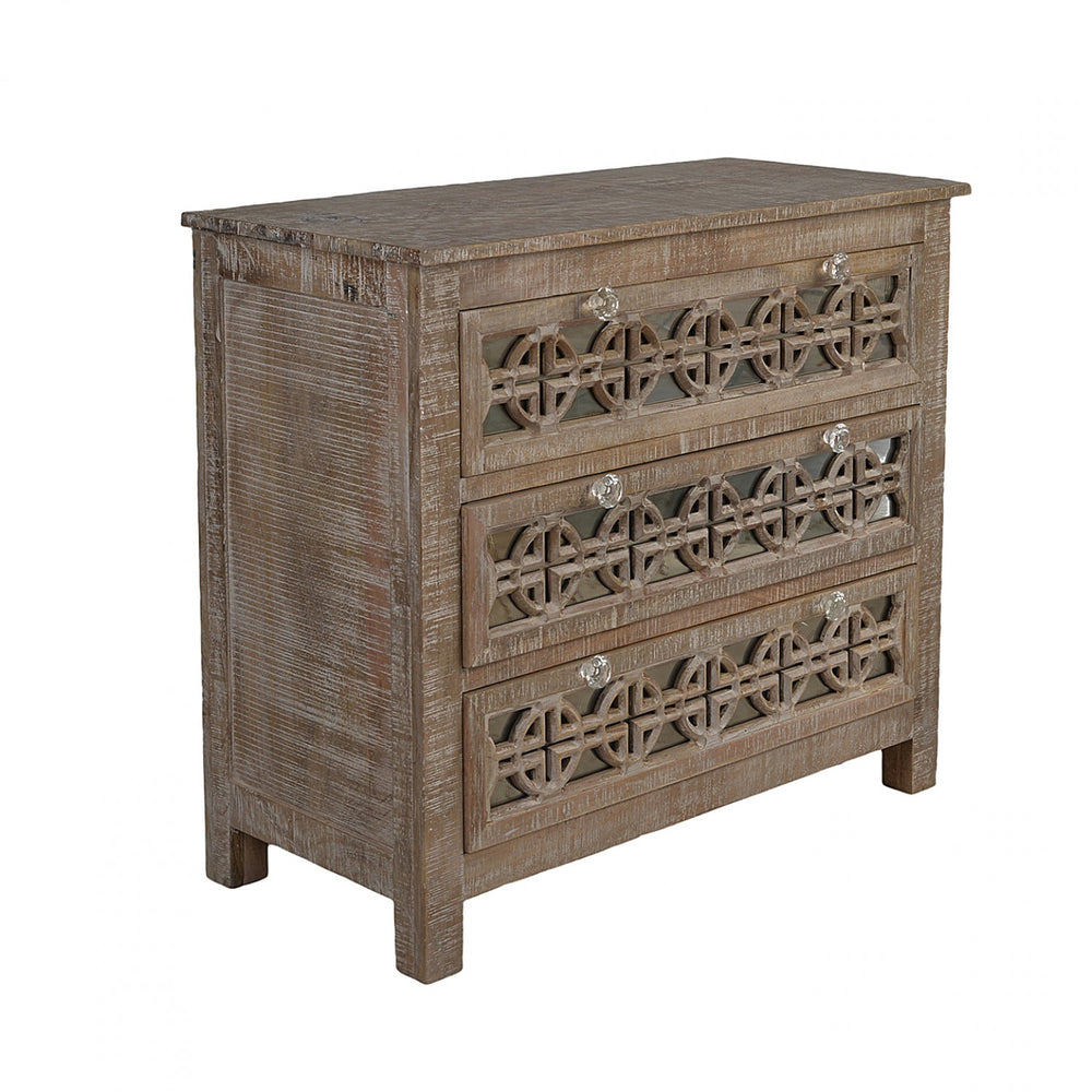 Chest Of Drawers With Wood Carving And Crystal Knobs Chest Of Drawers With Wood Carving And Crystal Knobs