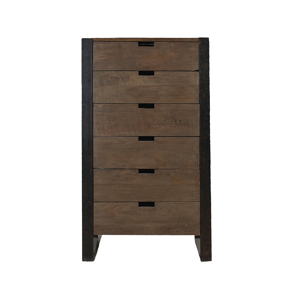 Metal & Wood Chest Of Drawers Metal & Wood Chest Of Drawers