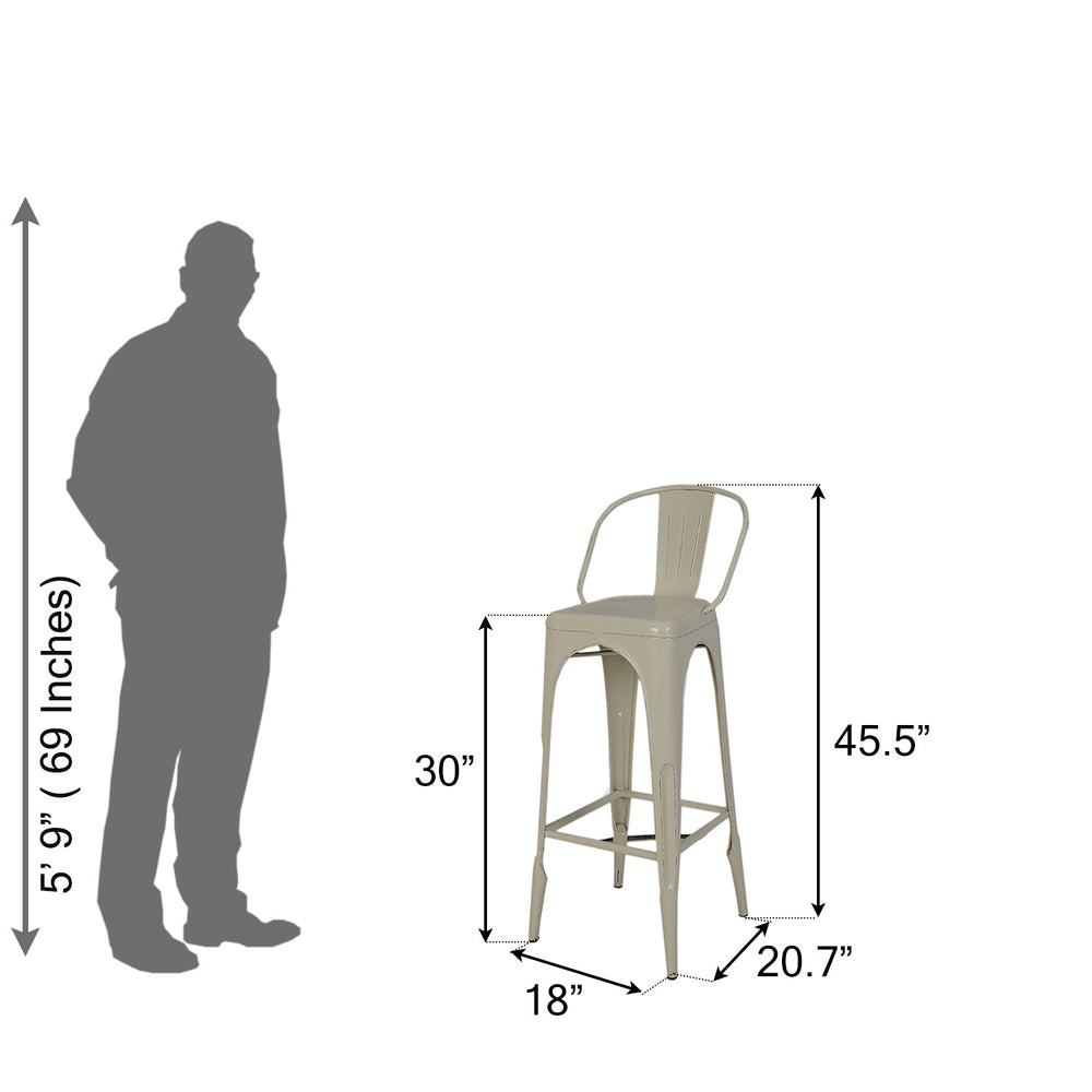 Bar Chairs: White Bar Chairs: White