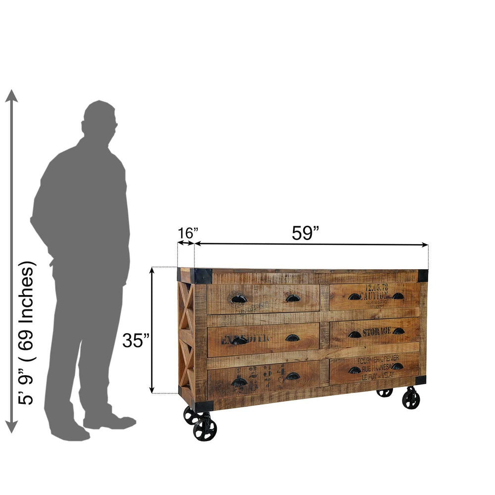Rustic Chest Of Drawers, Large Rustic Chest Of Drawers, Large
