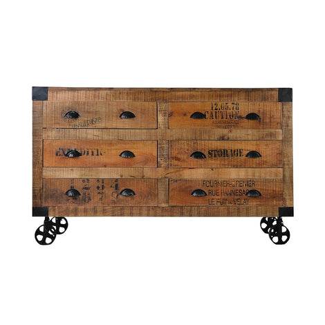 Rustic Chest Of Drawers, Large