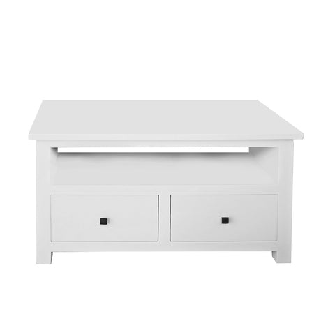White Wooden TV Stand